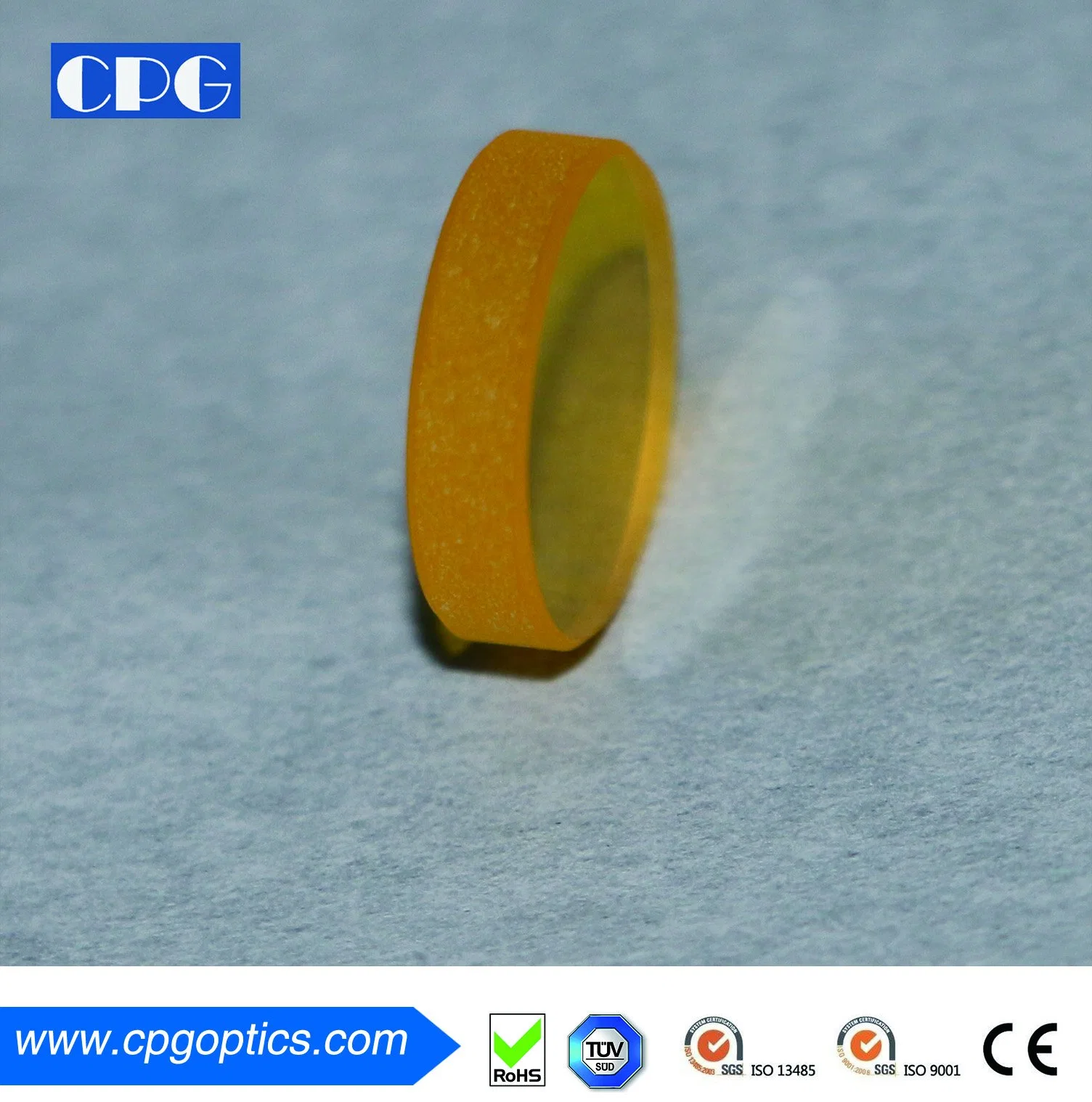 Dia12.7mm (OG515) Uncoated Color Glass Optical Filter