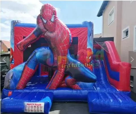 Personalização do Homem-aranha insuflável castelo insuflável castelo insuflável parte pulando Bounce House