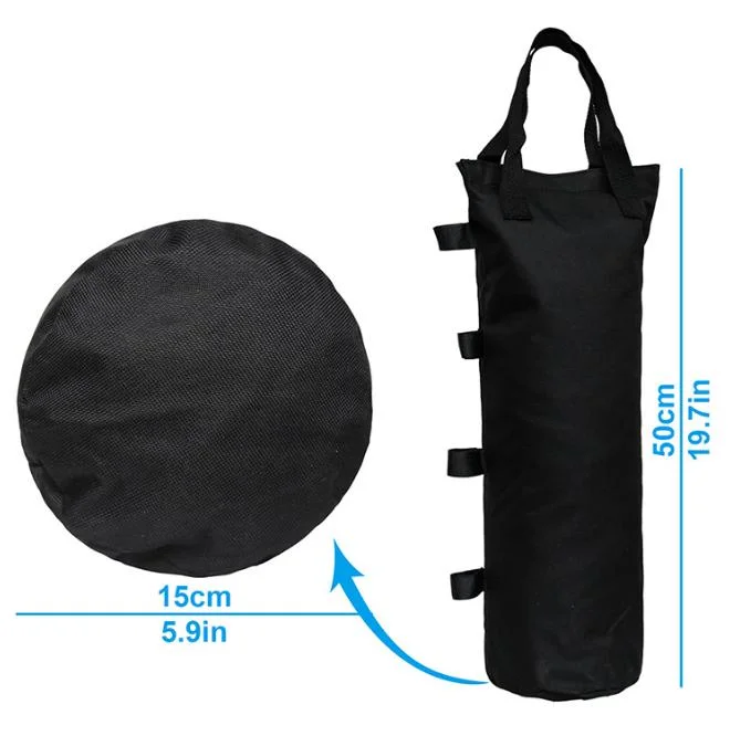 Bolsas de arena para el techo exterior de la lona de apoyo de la bolsa de arena Pesos Bolsas de legging para carpas Camping Bolso de arena ponderado