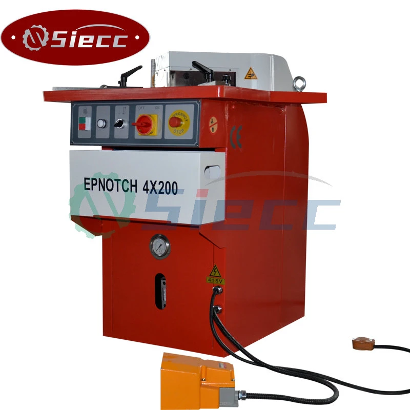 Low Noisy Manual Hydraulic Sheet Metal Corner Notching Machine