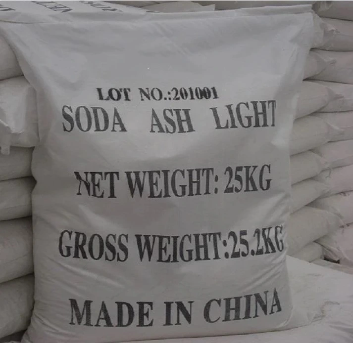 99% Sodium Carbonate Na2co3 Powder Soda Ash Light/Dense