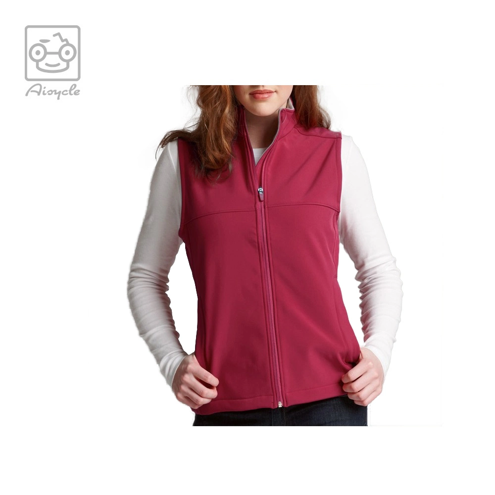 Deportes al aire libre caliente mujeres Polar Chaleco Softshell clásico estilo cómodo