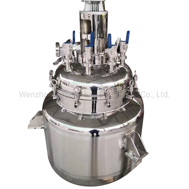 Stainless Steel ASME High Pressure Vacuum Titanium Jacket Heat Chemical Mixing Mixer Small Tank Price Reactor Pressure Vessel