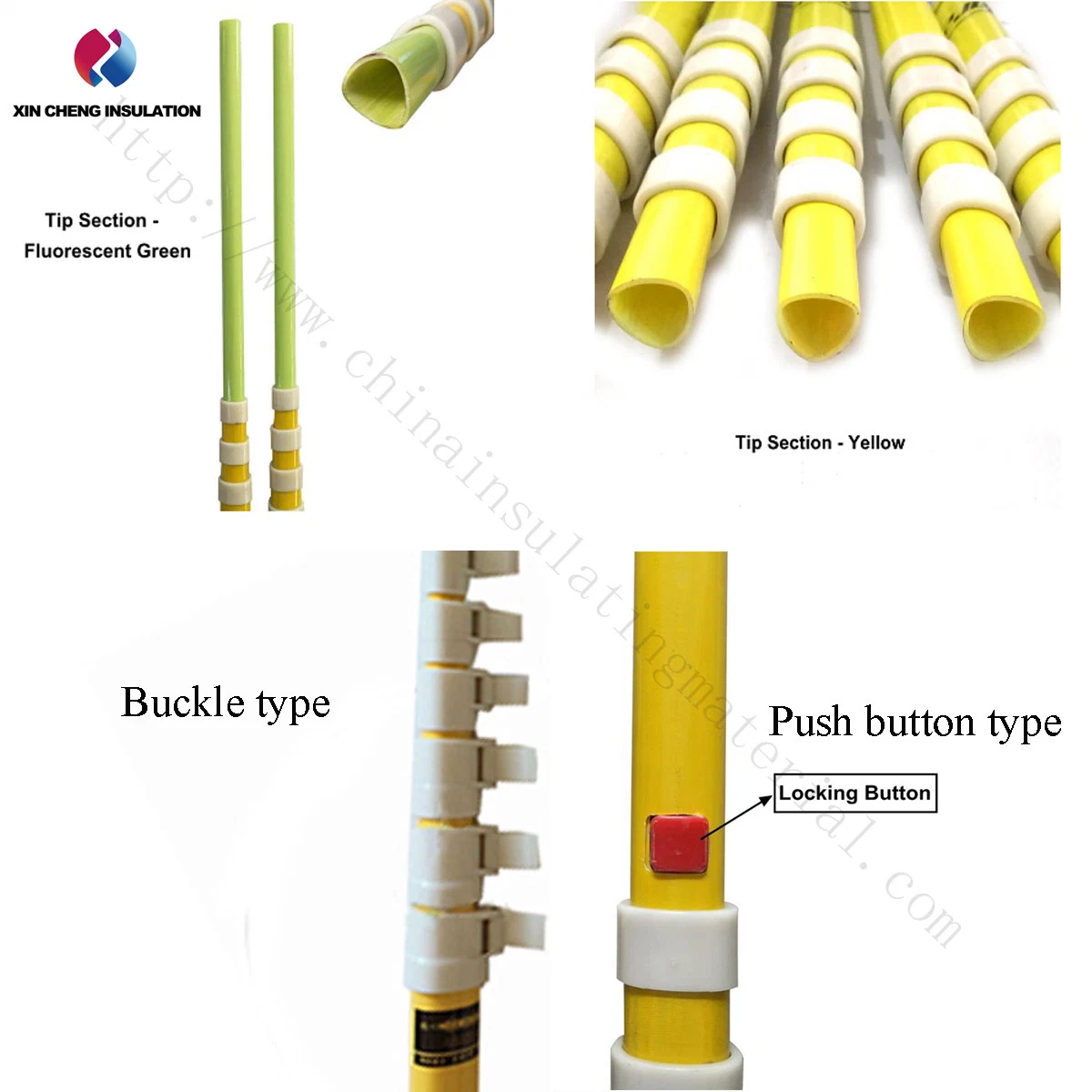 The No-Twist Telescopic Triangle Hot Rod/ Hot Stick/ Insulation Operating Rod