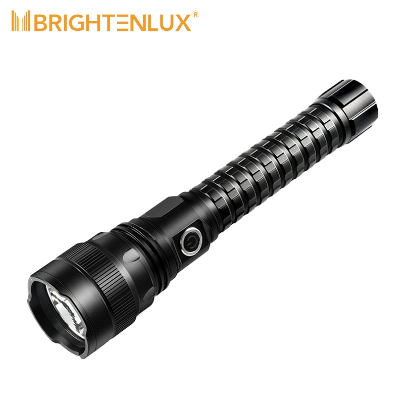 Brightenlux 5000 Lumens Best Bright Ipx4 Waterproof CREE Xhp70 5 Modes LED Tactical Flashlight with Power Bank