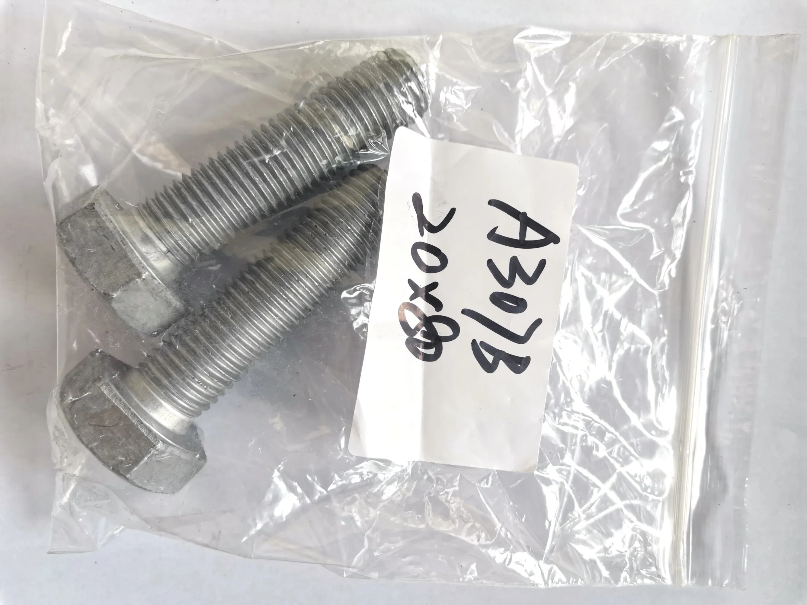 Fastener/Bolt/Heavy Bolt/A307b/20*80/Heavy Duty Bolt/American/Zinc Plated/HDG