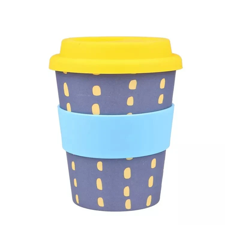 Aveco Custom Printed Made Eco-Friendly Reusable Biodegradable Bamboo Fiber Coffee Mugs Cups