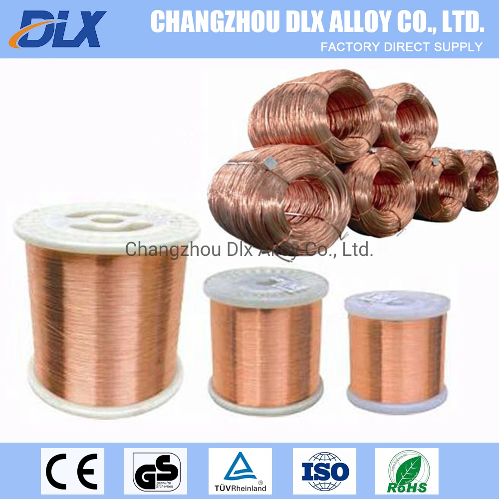 CuNi1 CuNi2 CuNi10 Copper Nickel Alloy Wire Resistance Heating Wire for Car Seat Heating