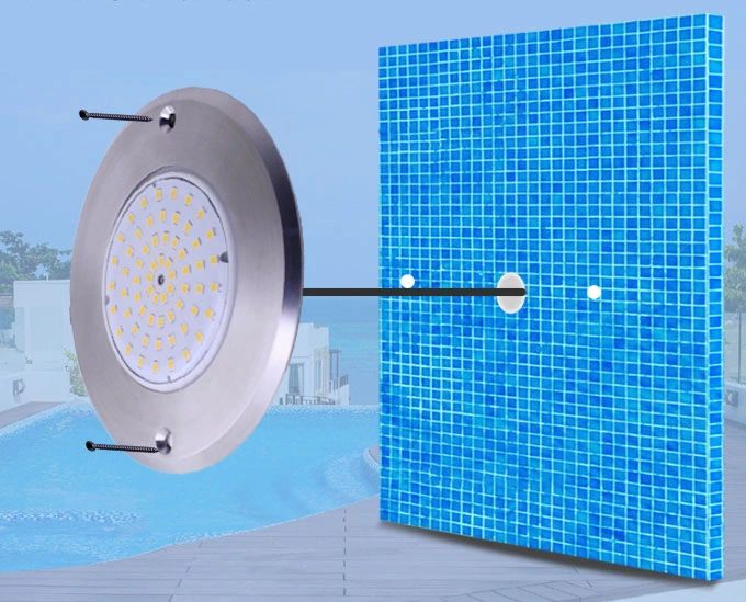 Submersible Recessed IP68 Waterproof RGB Wireless Wall Mounted Inground Underwater Swimming Pool Lights LED Underwater