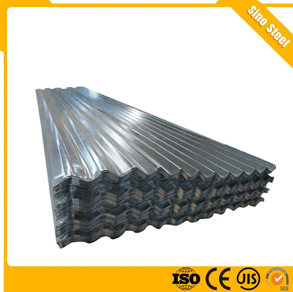 0.14mm Galvanizado en caliente Gi mosaico de acero corrugado