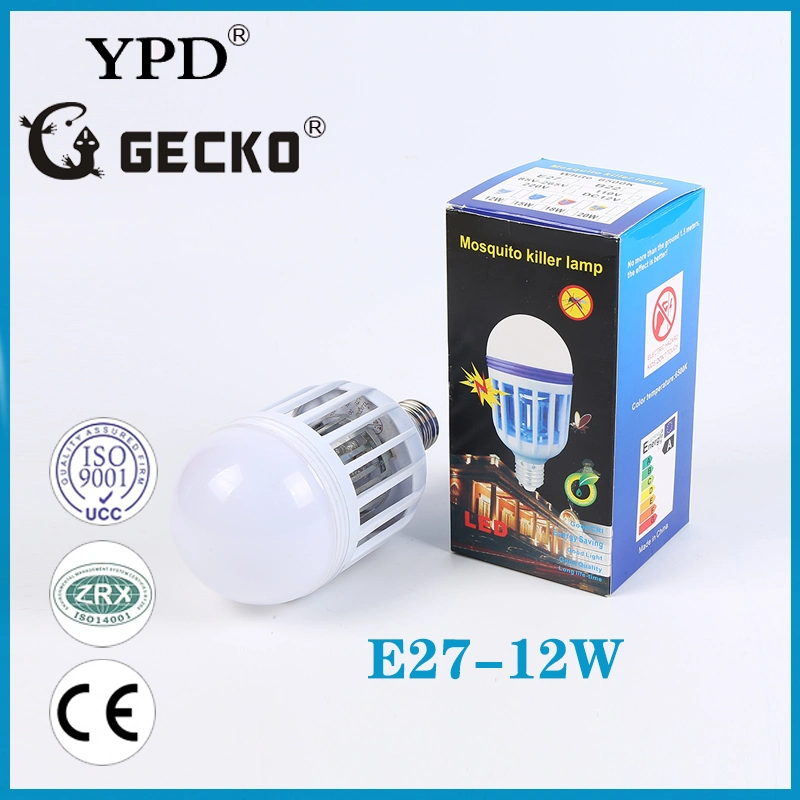 220V E27 UV-LED-Lampe 15W Moskitonatkiller Lampe 2 1 Moskito Trap Insect Killer Light Bulb Fly Bug Zapper Night Light für Baby