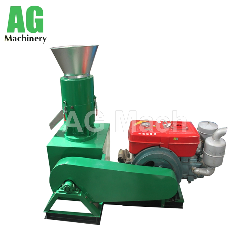 Diesel Type Rice Husk Pellet Machine Wood Granulator Maker Mill