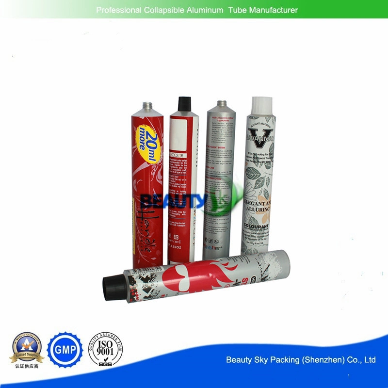 2022 Cosmetic Tube Packaging Tube Hair Coloring Packaging Aluminum Tube