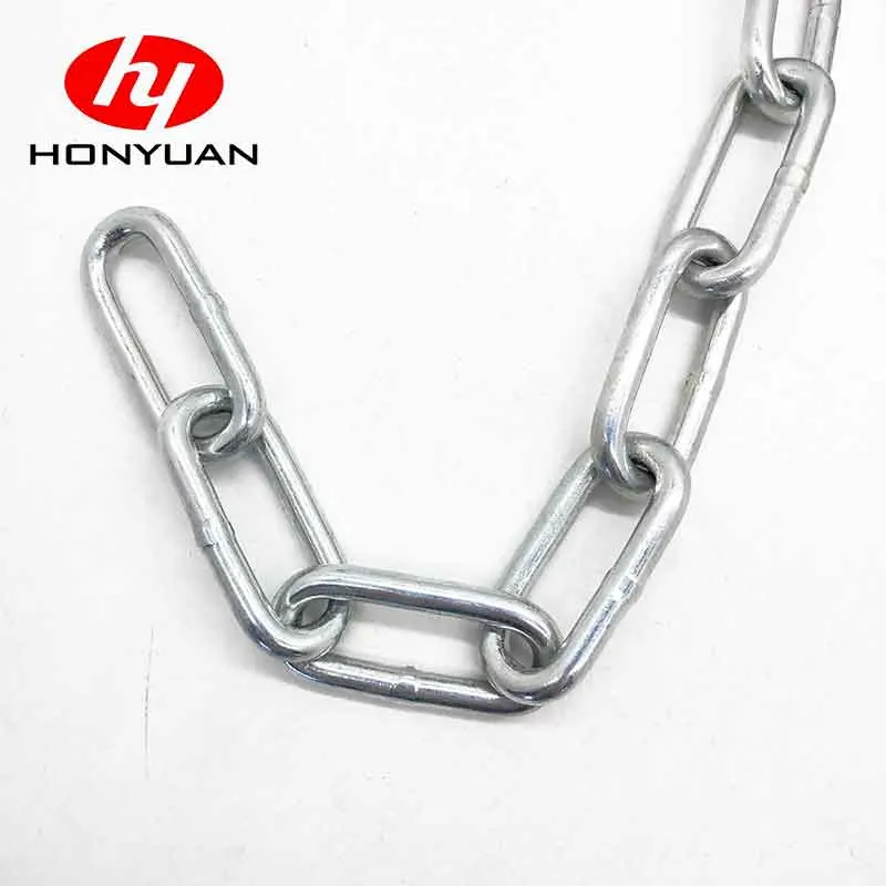 G30 Galvanized Chain Zinc Plated Welded Iron Link Chain DIN5685c/DIN763 Long Link Chain DIN5685A/DIN766/DIN5686 Korean Standard Short Link Chain