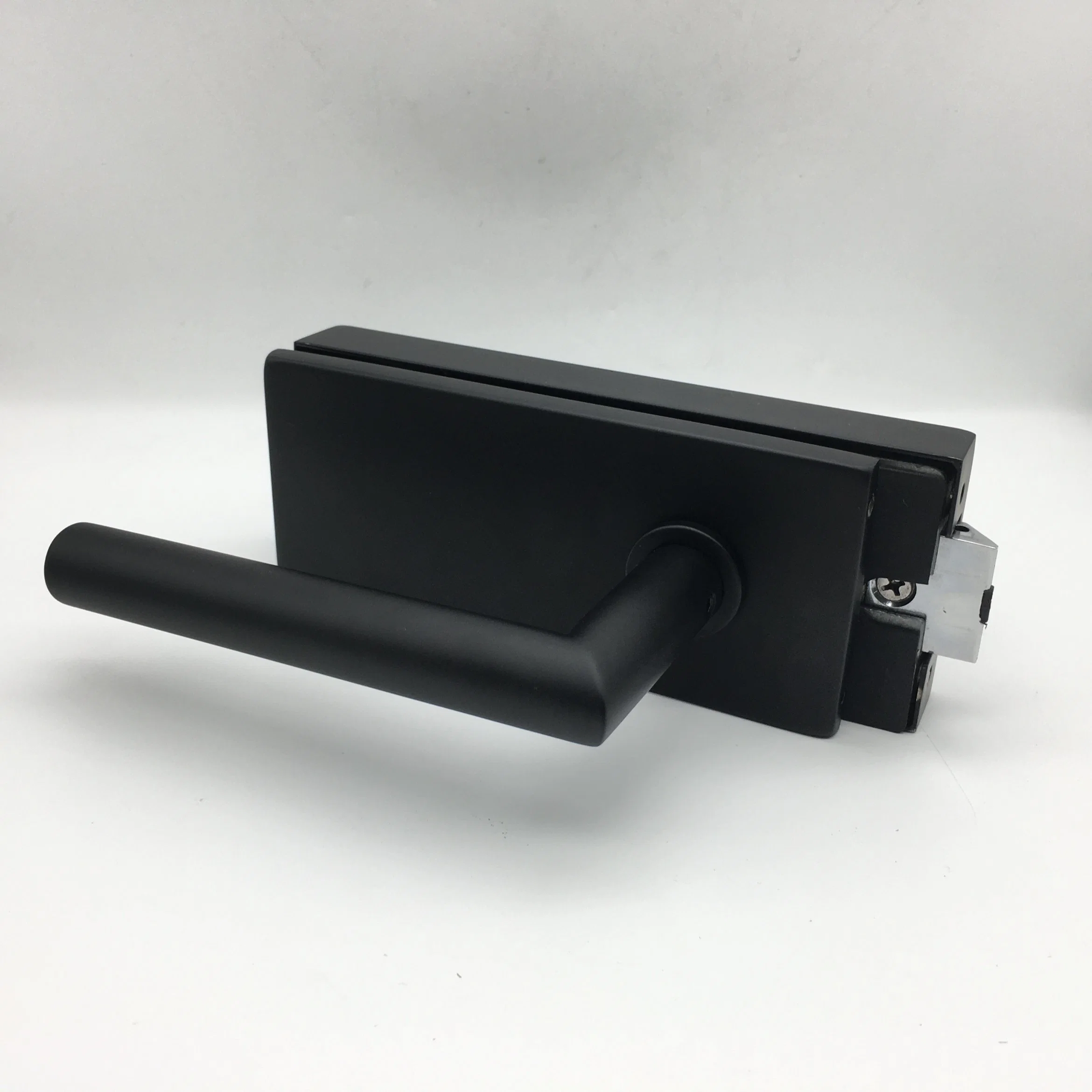 Matt Black Powder Coating Stainless Steel SS304 Passage Silcent Lockcase Lever Door Handle