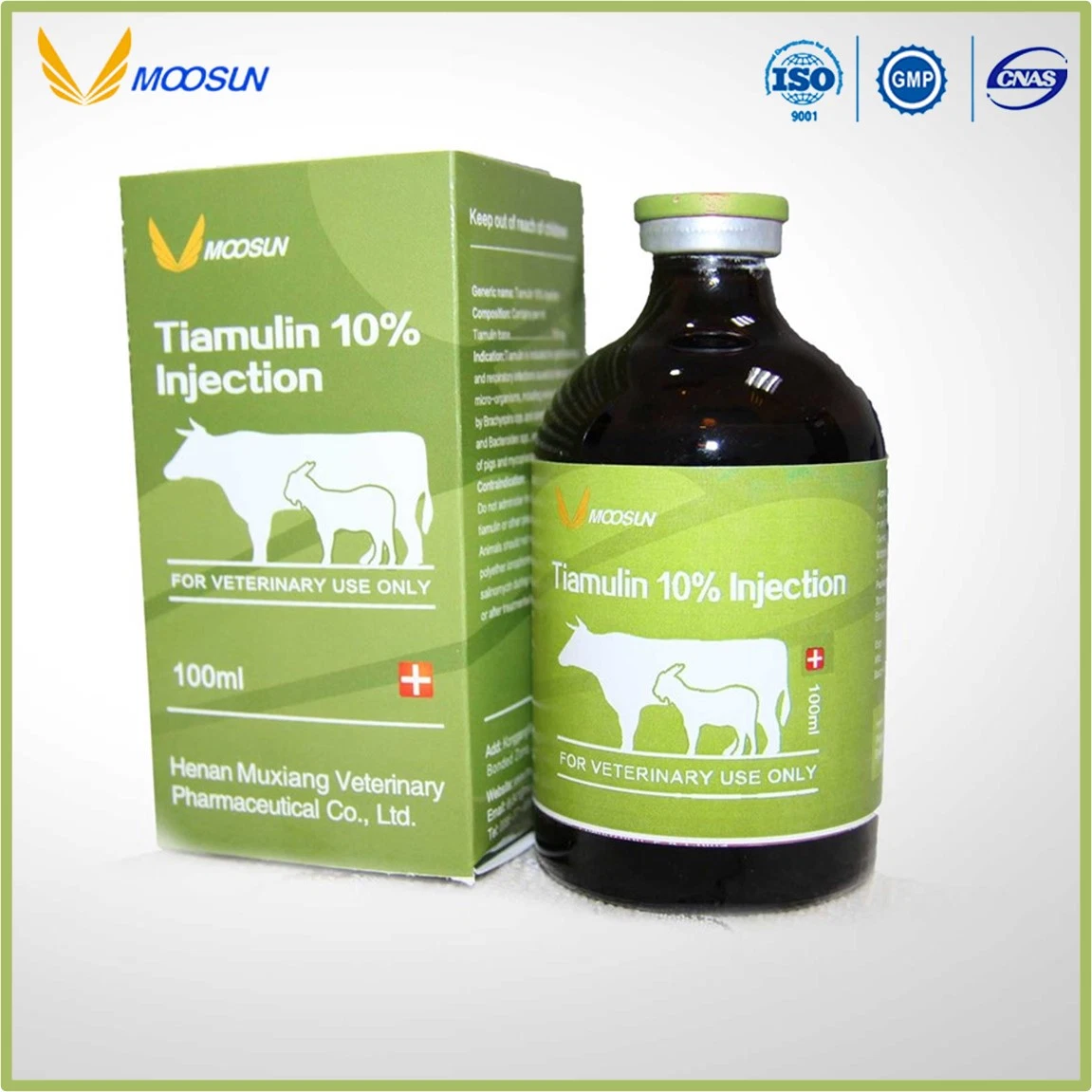 GMP ISO Manufacturer Tilmicosin 30% Injection for Animal Use