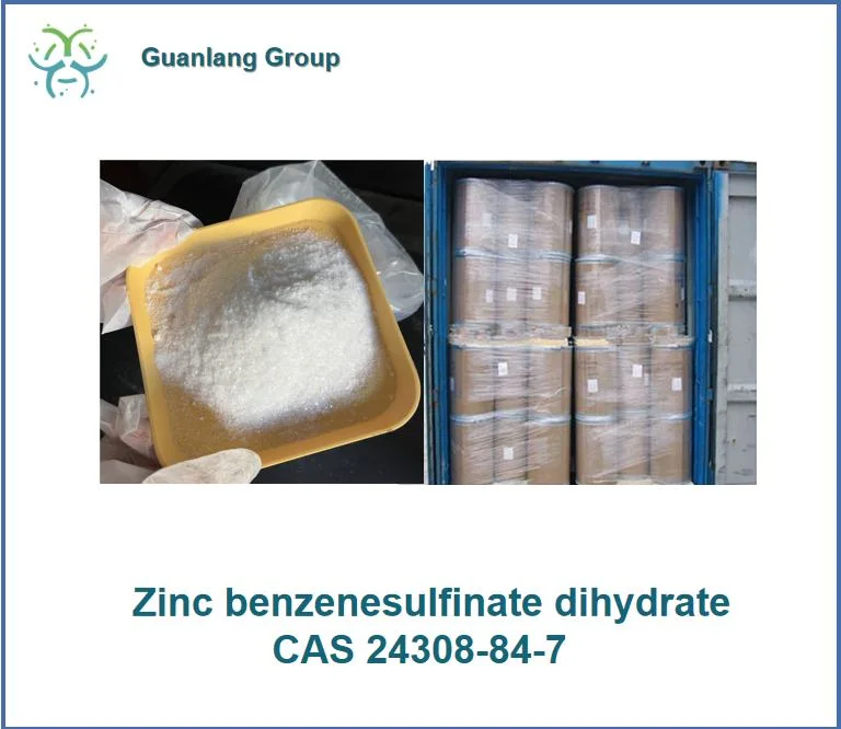 Hot Sale d'alimentation de l'usine de zinc dihydraté Benzenesulfinate CAS 24308-84-7