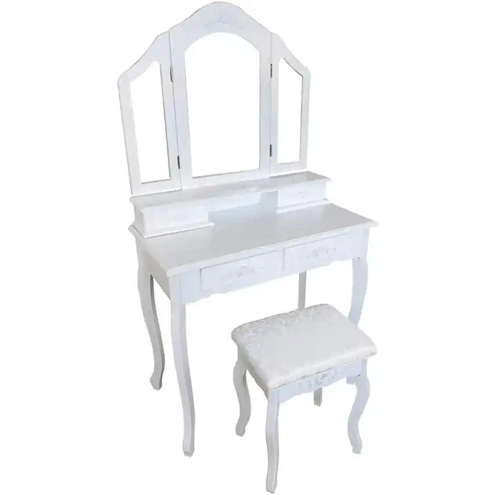 Bed Room Furniture Dressing Table Set with Mirror