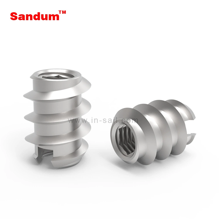 Self-Tapping Screw Sleeve, 308h Standard Parts, Hooded 3-Hole Internal and External Teeth Hardware Wholesale/Supplier Processing