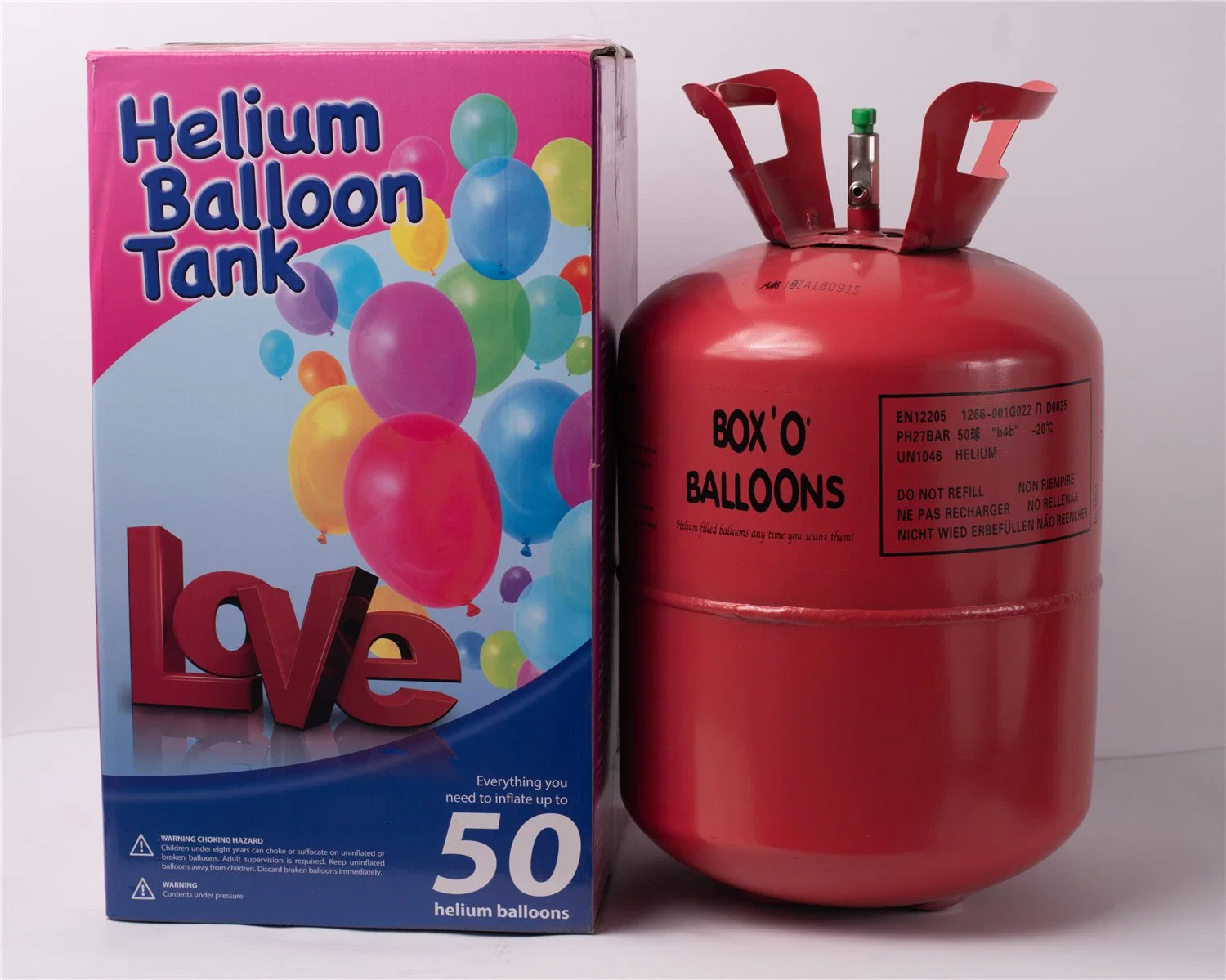 Ec-13 Ec-22 Disposable Helium Gas Tank