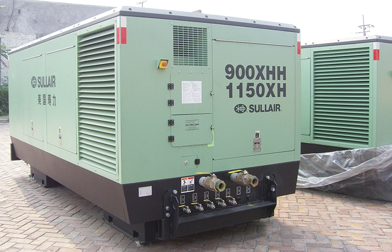 Sullair 900xhh/1150xh Rotary Screw Portable Air Compressor Used Air Compressor