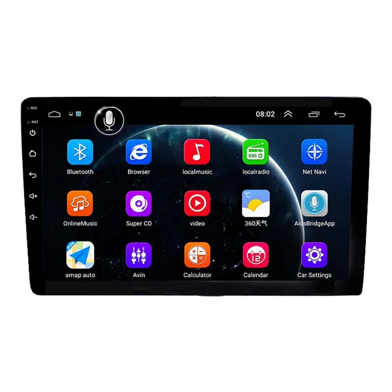 Android Car Stereo Double DIN 9/10.1 Inch Car Radio 2.5D HD Touchscreen IPS LCD MP5 Radio with Bluetooth GPS Support WiFi FM Radio Dual USB Mirror Link