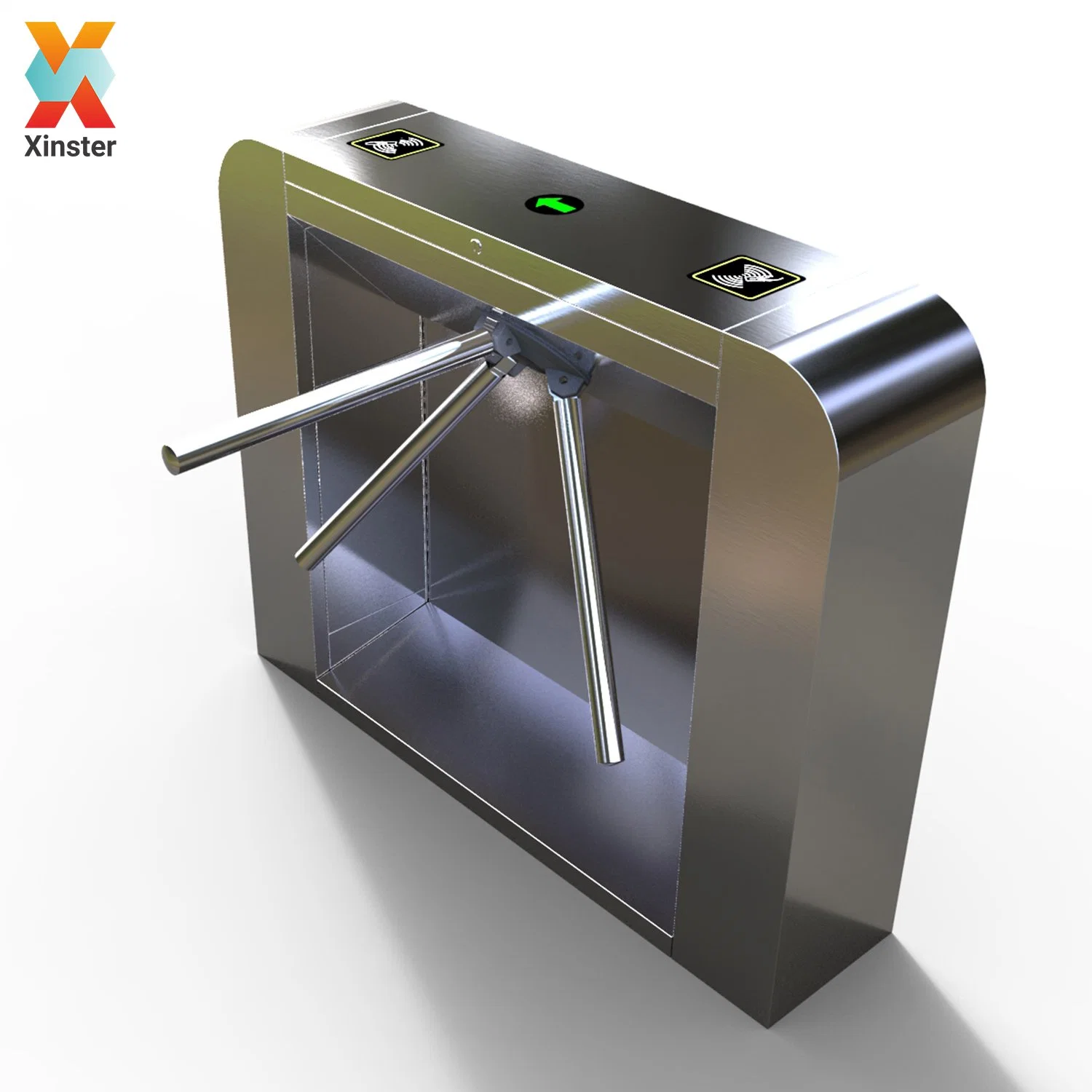 ESD Security Vertical Tripod Turnstile Gate with ESD Function