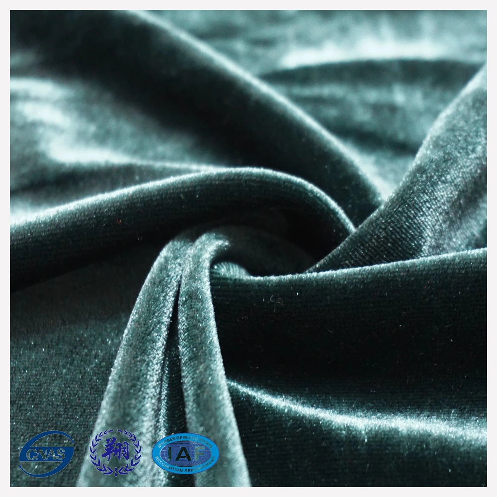 High quality/High cost performance 95% Polyester and 5%Spandex South Korea Velvet for Garment