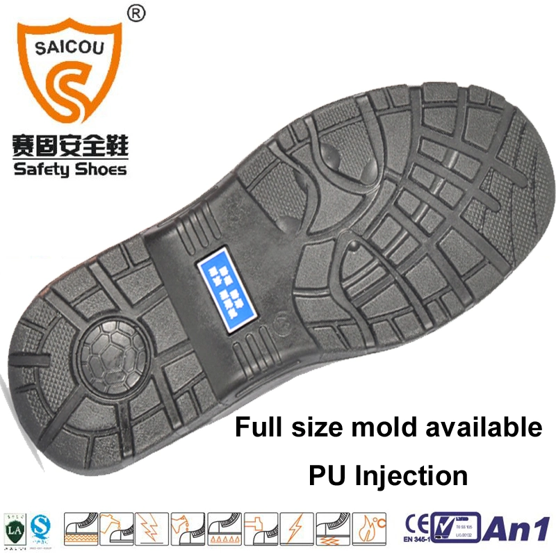 High quality/High cost performance  S1p Full Grain Leather/Cow Split Leather Safety Shoes Sc-2566