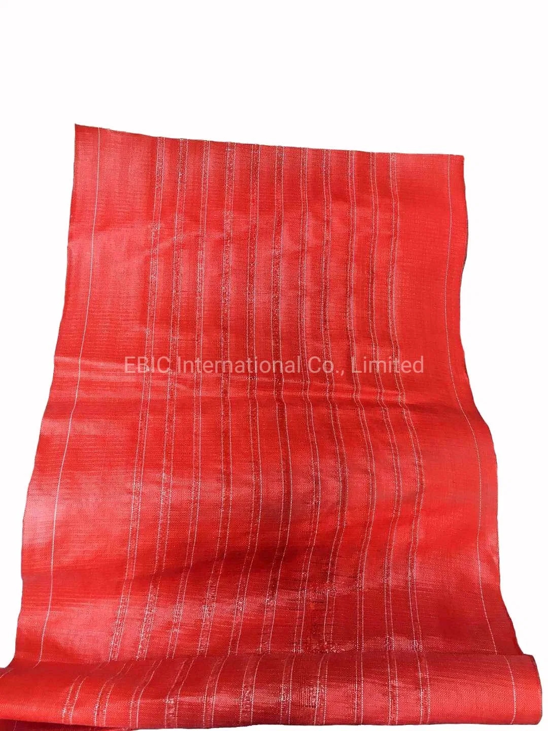 PP Plastic Woven Firewood Big Bag with Air Strip Open Weaving Breathable Ventilated Mesh