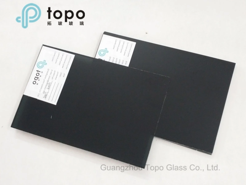 4mm-10mm Tinted Black Float Glass for Table Top, Coffee Table (C-B)