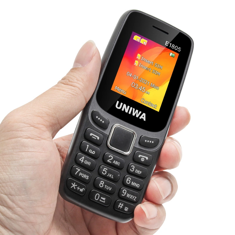 Uniwa E1805 1.77 Inch Dual SIM Card Simple Feature Phone