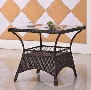 Classic Modern Outdoor Garden Courtyard Table Chair Rattan Wicker Furniture Set