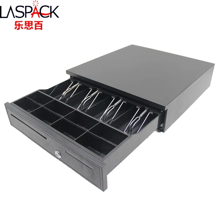 High Quality Supermarket Restaurant Metal Electronic POS Till 4b8c Rj11 12V Metal Tray Cash Register Drawer