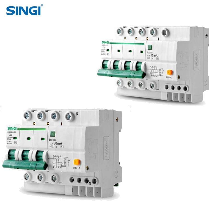 Electric Air Singi Electrical 63 AMPS Mini Circuit Breaker with Cheap Price Sg65le-63