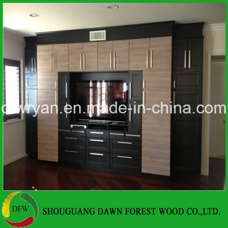 2018 New Modern Wood Kitchen Cabinet Furniture