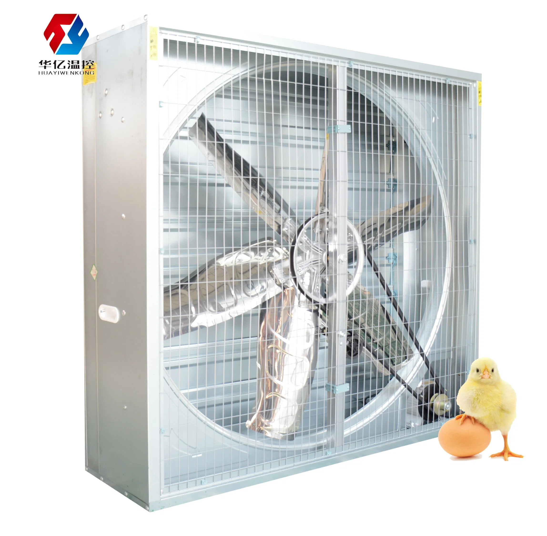 1380 1530 Negative Pressure Fan Louvered Greenhouse/ Poultry Farm Wall Mounted Exhaust Fan