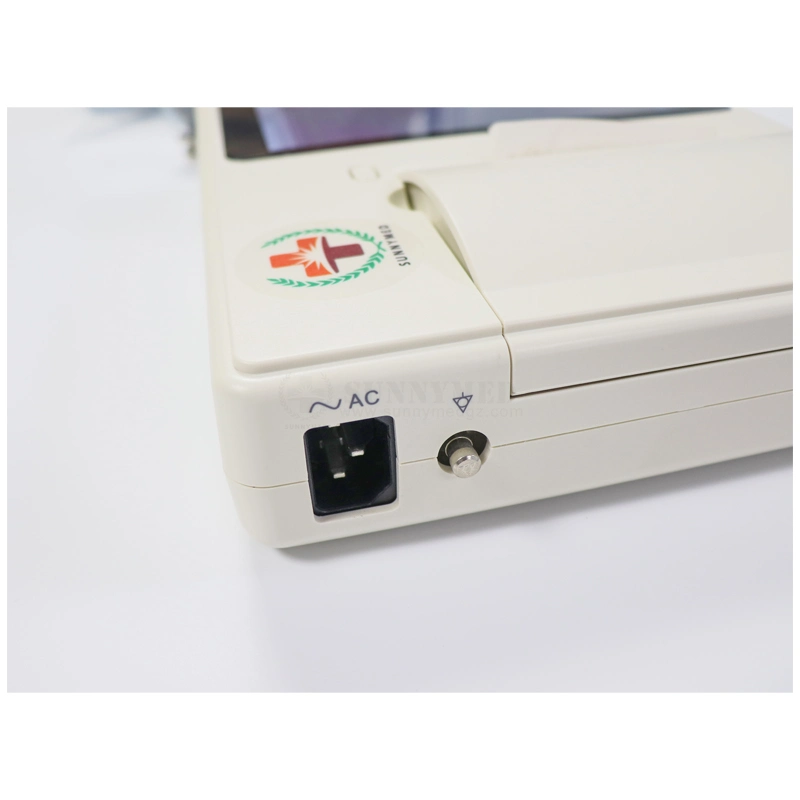 Sy-H004 High quality/High cost performance  7 Inch Color Display 3/6/12 Channel ECG Electrocardiograph Machine