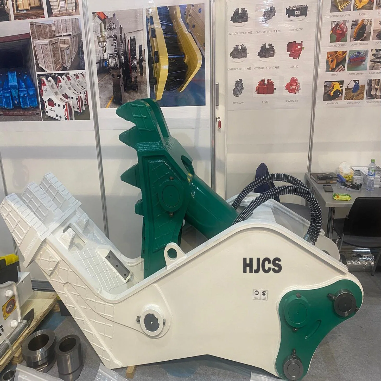 Excavator Attachments High-Efficiency Demolition Crushing Concrete Strong Bite Force Hydraulic Crushing Pliers