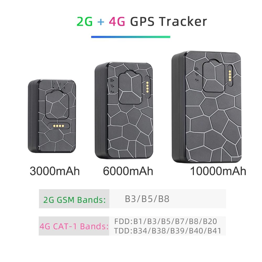 China factory Smart wireless 4G car GPS tracking system with magnet and 10000mah long standby battery Y15