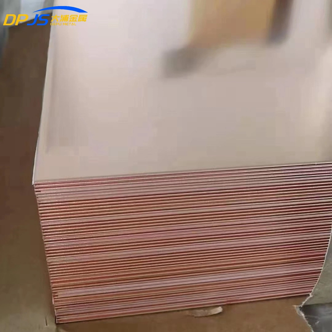 Wholesale/Supplier Copper Alloy Plate/Sheet 99.99% T2/4X8 Supplier Price for Solar Reflective Film