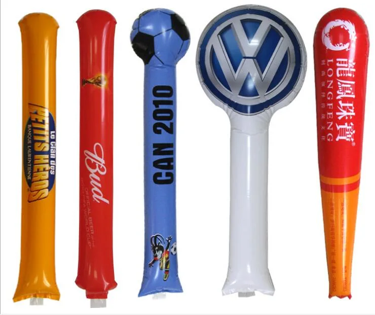 Globo de impresión personalizadas Thunder Stick Bang palos inflables Thundersticks vitoreando Stick