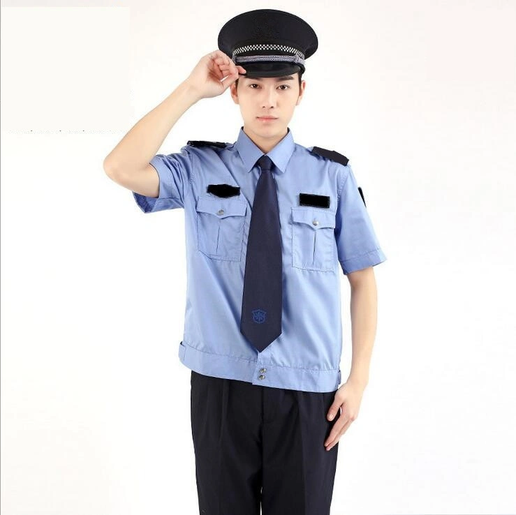 Safety Shirt Cotton Security Uniform Pants Male Short-Sleeve Security Dressing