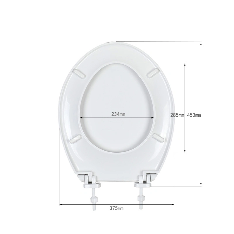 Factory Direct High quality/High cost performance  Plastic Round Toilet Seat Kj-859 Best Selling Style in Dubai