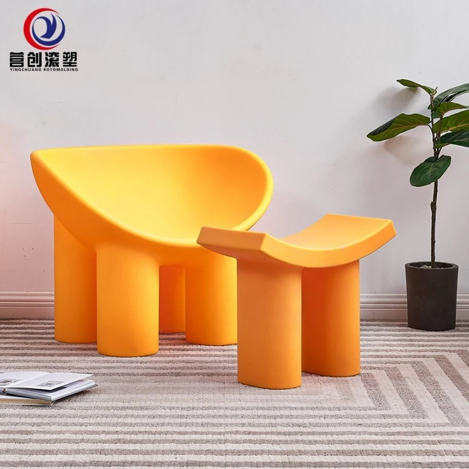 Indoor Furniture Restaurant Roll Plastic Elephant Chair