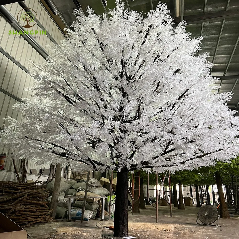 Large Snow Tree Artificial White Pine Tree for Wedding Decoration