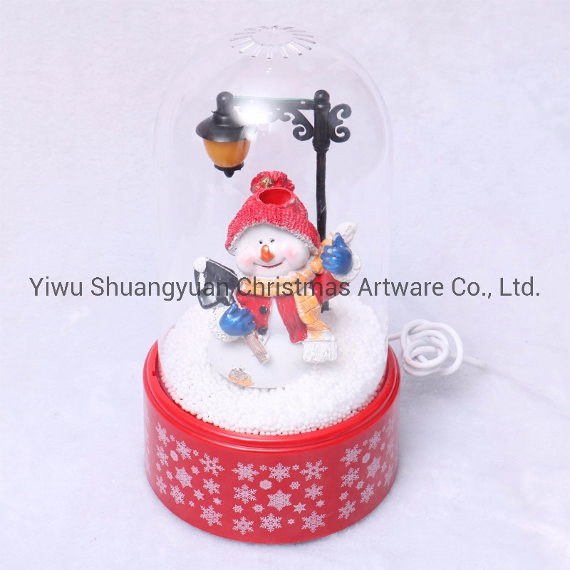 USB Music Snowglobe Ornaments Home Decoration