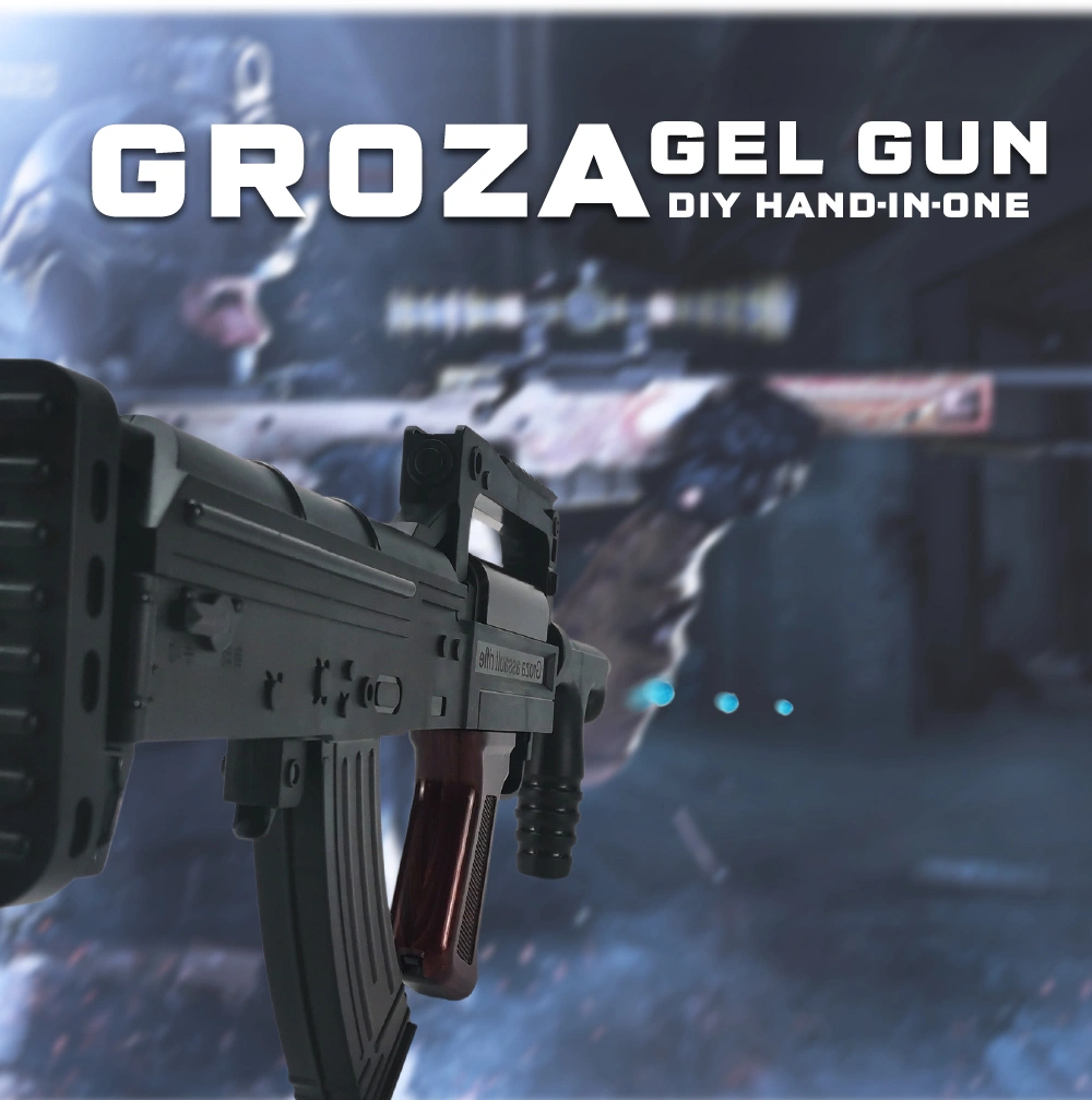 Groza eléctrico automático Toy Gun Personalización de apoyo de Gel de salpicaduras Pistola Blaster