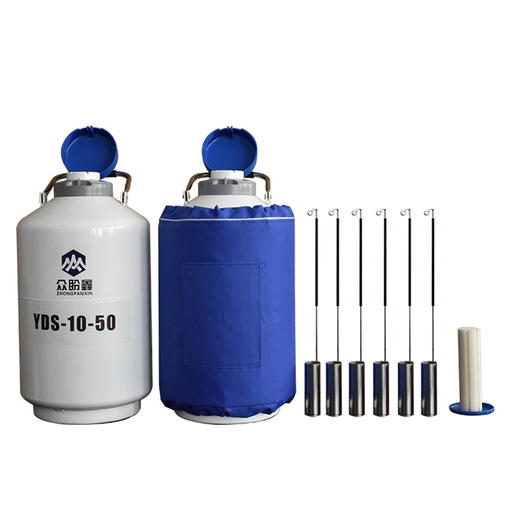 Yds-10 10L Volume Cryogenic Ln2 Liquid Nitrogen Tank Container Dewar Flask Semen Bottle Equipment Freezer