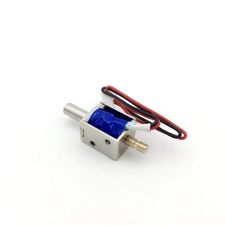 DC12V Stroke 4mm Miniature Cylindrical Push-Pull Solenoid Lock Dsn-0620-2 Electromagnet